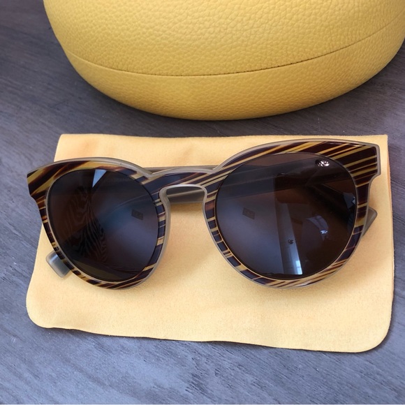 Dolce & Gabbana DG4285 striped honey sunglasses main image 6